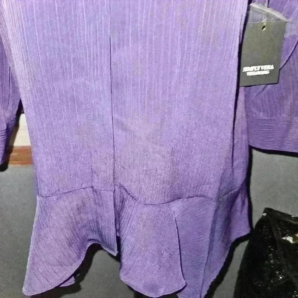 Simply Vera Womans Blouse Size S. - Picture 10 of 12